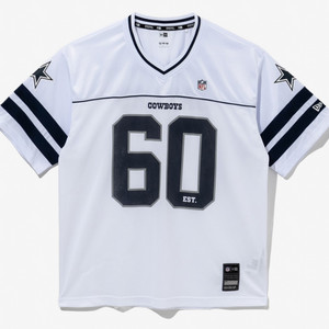 NFL 댈러스 카우보이스 폴리에스터 티셔츠 화이트 져지