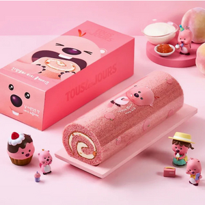 칼답) 뚜레쥬르 잔망루피 피치 롤케이크