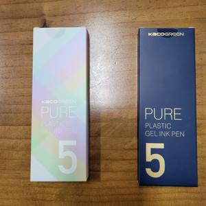 카코 그린 퓨어 젤펜 5색 세트