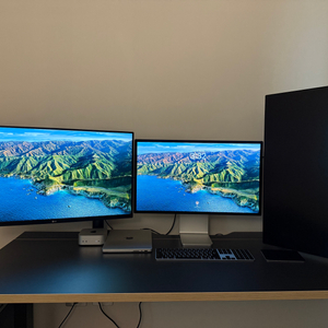 LG 32UN880 32인치 IPS 4K 모니터 2대