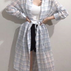 썸머 루즈핏 끈셔츠 (55~66) 새상품