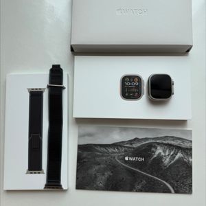애플워치 울트라2 49mm ,블랙트래일루프 판매합니다