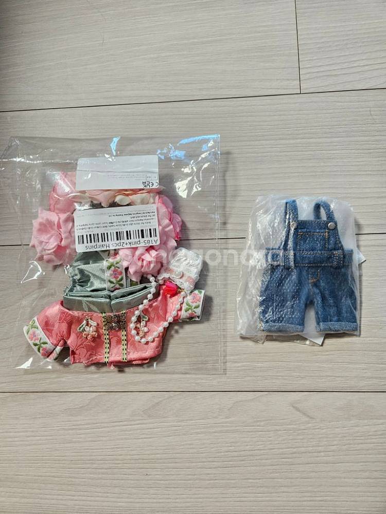 10cm 인형옷, 솜깅옷(새상품)--1