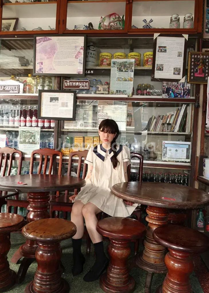 프레클 세일러 마린원피스--1