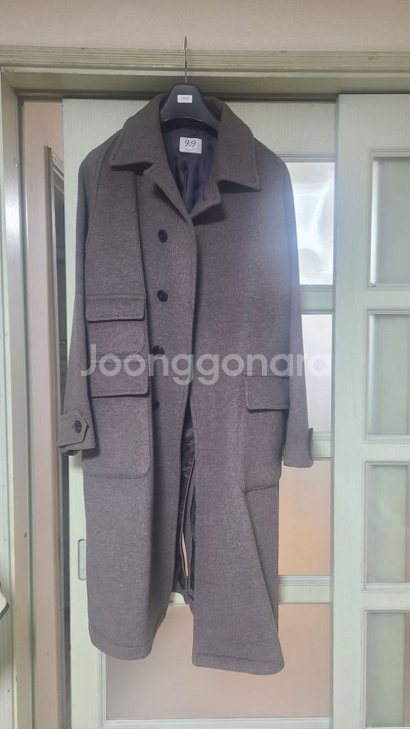 비긴 202 발마칸 코트 멜란지 브라운--0