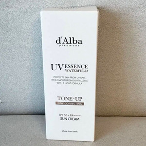 새상품 달바 워터풀 톤업 선크림 핑크 50ml