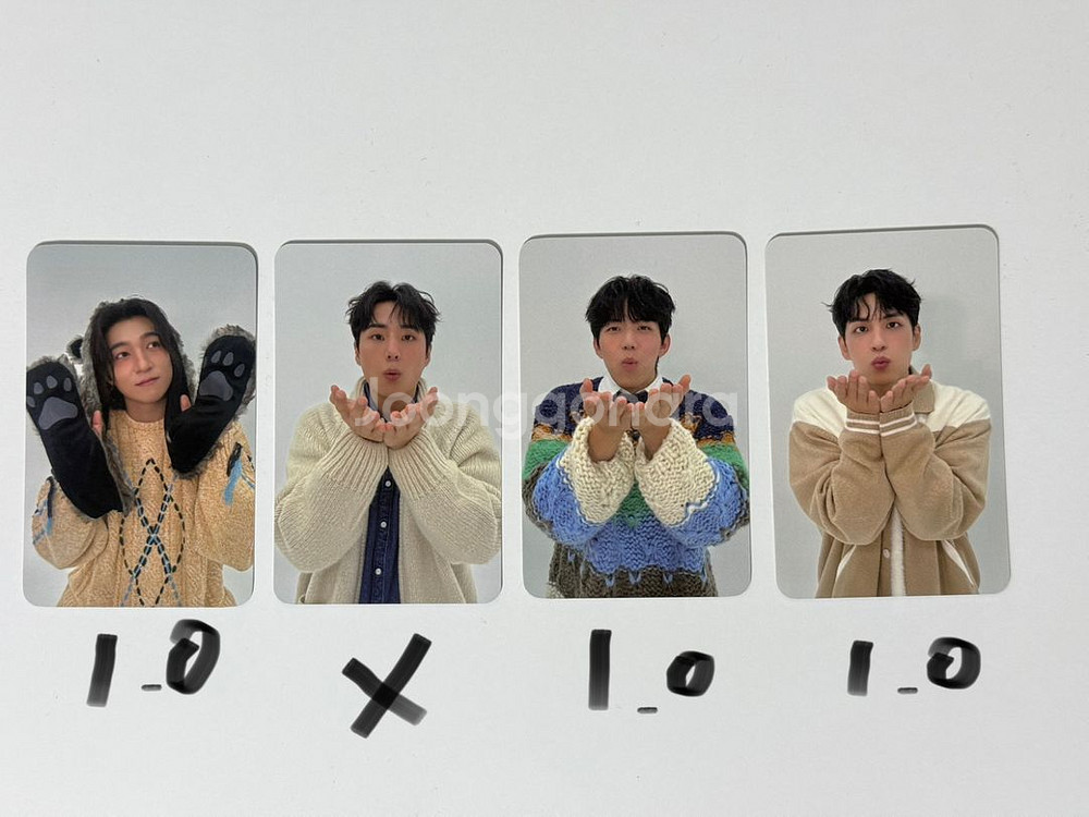 데이식스 4만원 엠디 특전 포카 성진 영케이원필도운--0