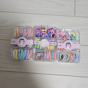머리끈 집게핀 악세서리 모음 세트 3개(미개봉새상품)