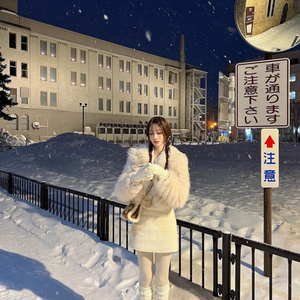라벨르블랑 세이블퍼자켓 연베이지