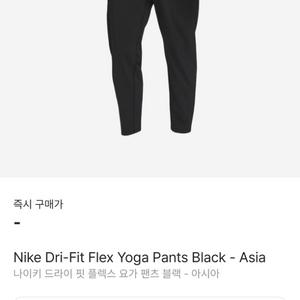 [L] 나이키 드라이 핏 플렉스 요가 팬츠