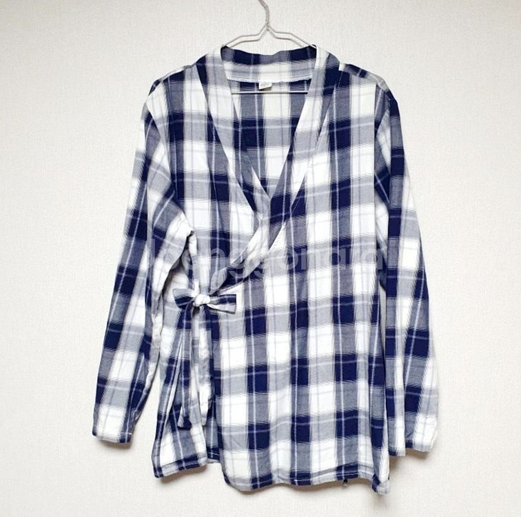 [남성 생활한복 개량한복 상의 L~XL] 체크 셔츠--0