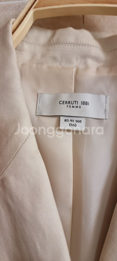 CERRUTI 여성 린넨자켓 55(새상품)--5