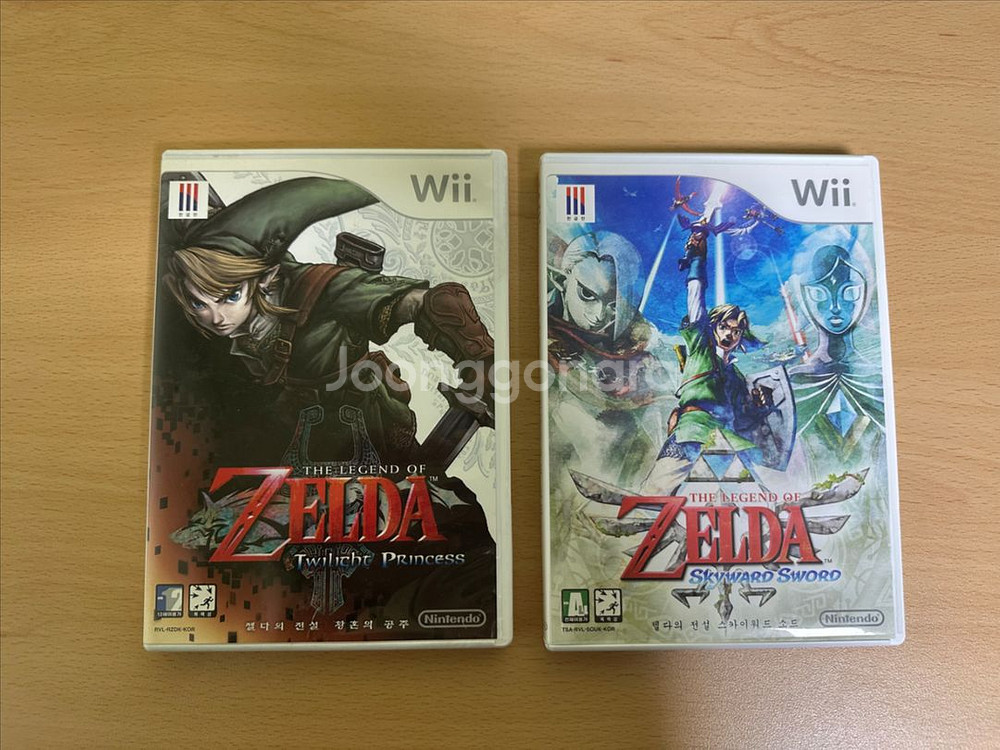 Wii 본체, Wii 젤다 게임 2종--7