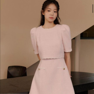 플로움 더문 드레스 핑크 m사이즈