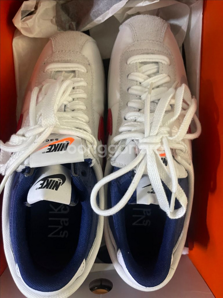 나이키 사카이 코르테즈 화이트 사이즈:275--0