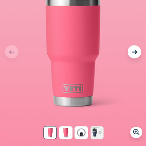 [새제품] 예티 텀블러 887ml 핑크