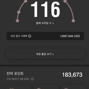 메리어트 포인트 8만 양도합니다