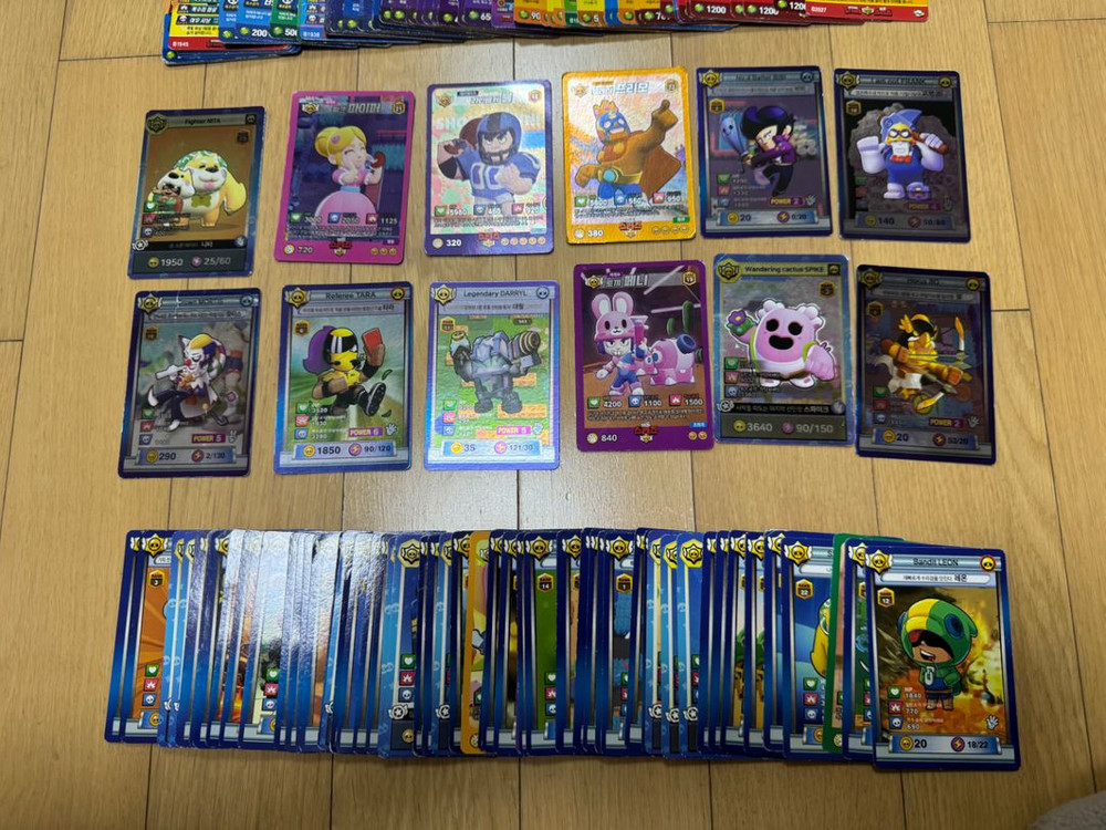 브롤스타즈 카드 150장 이미지