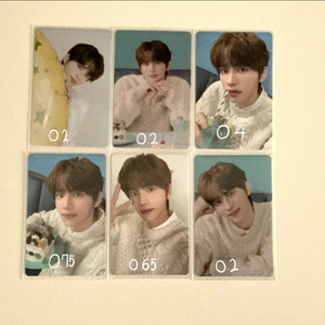 투어스 신유 생일박스 포카 판매