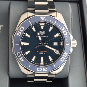 태그호이어 구형 아쿠아레이서 쿼츠 청판 43mm