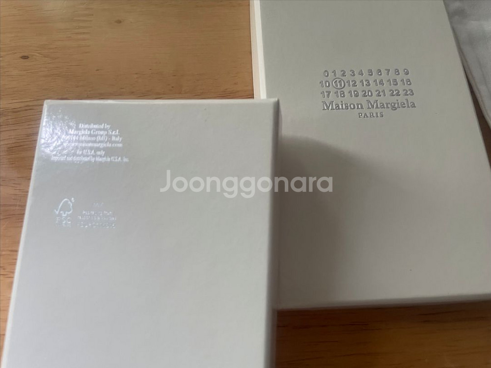 메종 마르지엘* 스티치 레더 지퍼 카드지갑--6