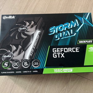 이엠텍 지포스1660 super 팝니다