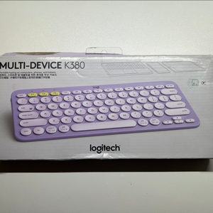 로지텍 k380 라벤더 한글판 키보드
