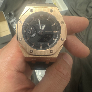 지샥 gma-s2100 지얄오트 풀메탈 로즈골드 블랙