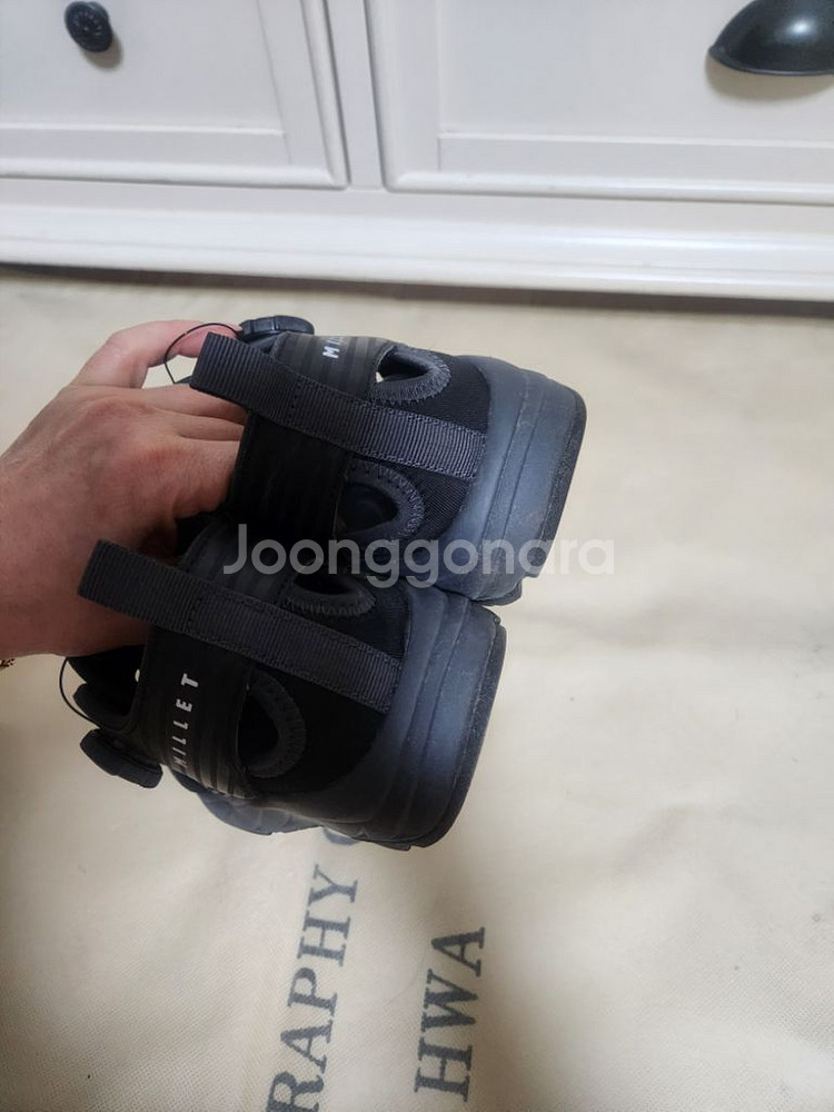 여 밀레 아웃도어 트레킹 아쿠아 보아 샌들ㅡ235--4