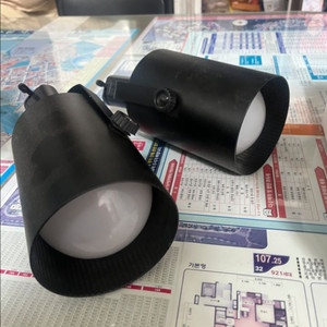 검정 레일 조명 등기구 케이스+ 조명3000원 에 팝