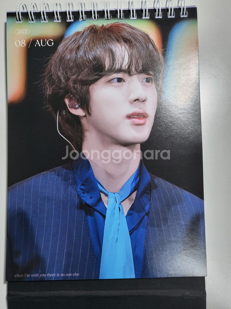 bts 방탄소년단 진 방탄 석진 탁상 달력 포카 굿즈--0