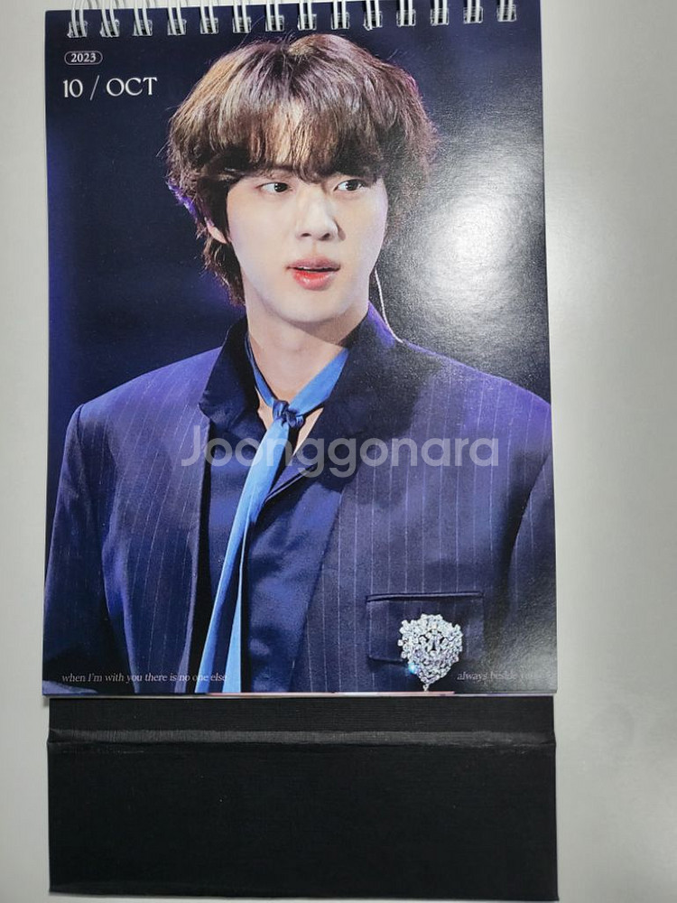 bts 방탄소년단 진 방탄 석진 탁상 달력 포카 굿즈--1