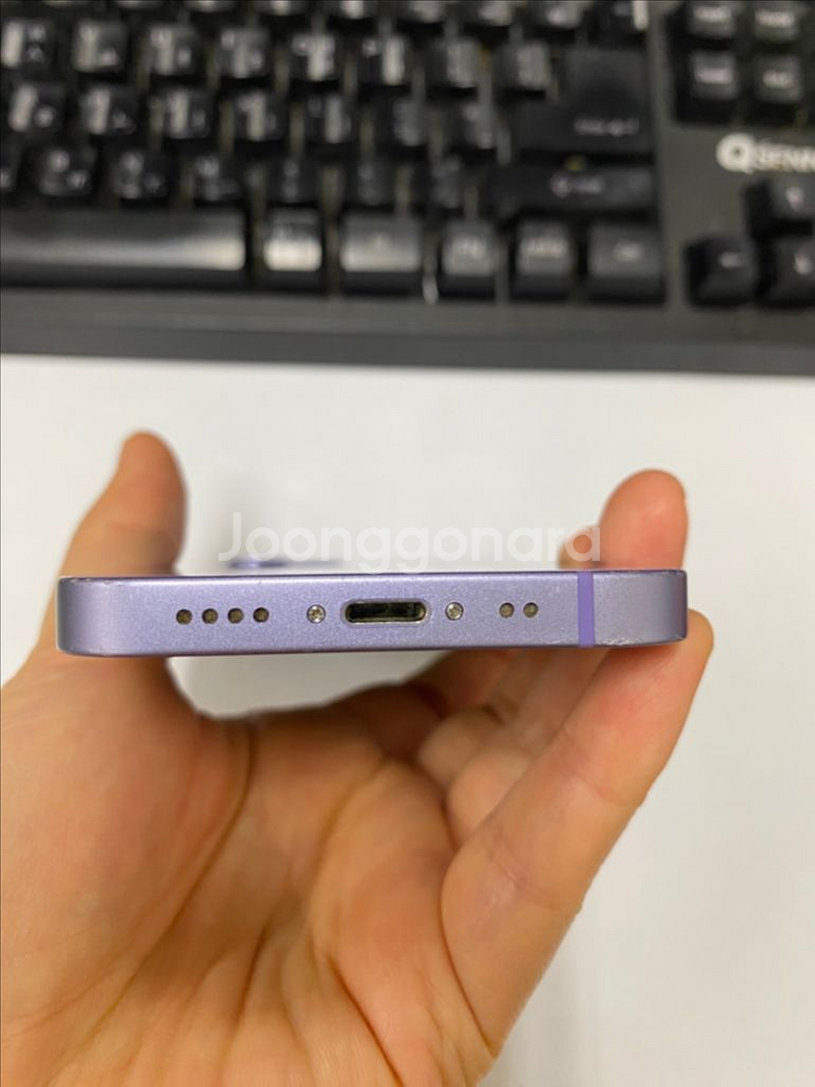 아이폰12미니 퍼플 액정SS급 128G 무잔상--6