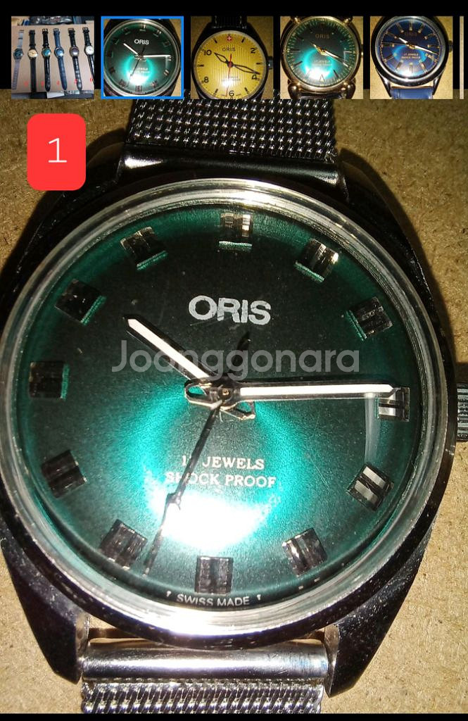 오리스ORIS 빈티지 리퍼비시제품 설명서탐독--1