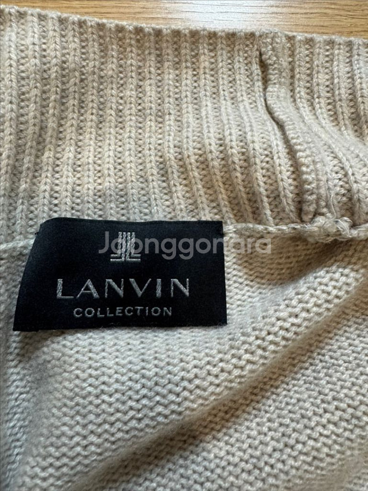 한섬 랑방컬렉션 캐시미어100% 가디건--6