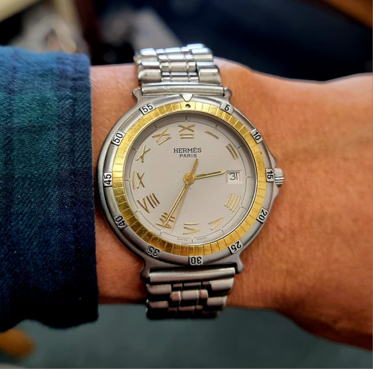 에르메스 정품 남성 시계--5