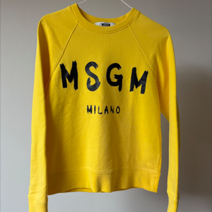 MSGM 옐로우 맨투맨