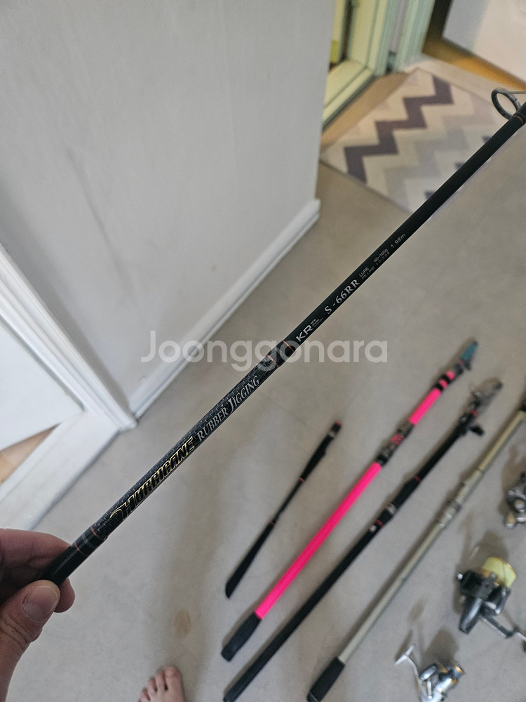 낚시대, 릴 일괄 정리합니다.--4