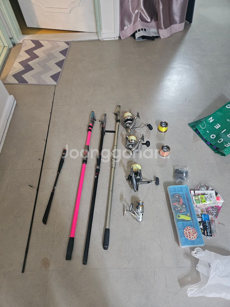 낚시대, 릴 일괄 정리합니다.--3