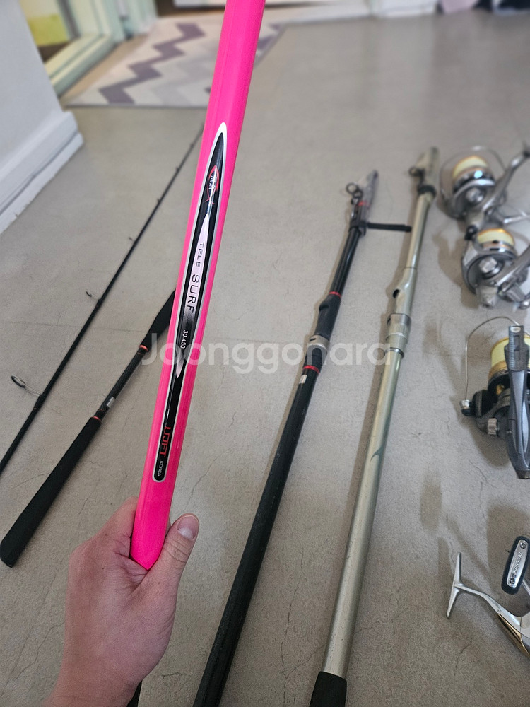 낚시대, 릴 일괄 정리합니다.--1