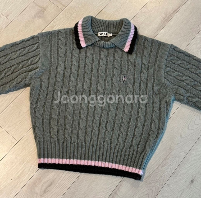 그로브스토어 fare knit grey--2