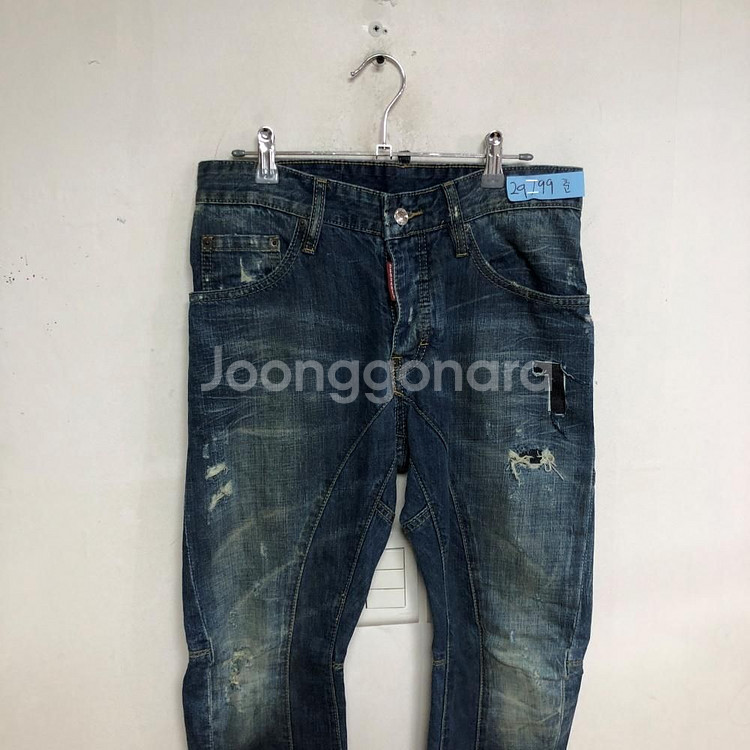 디스퀘어드2 남성 청바지 29인치--2