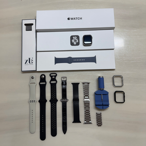 애플워치 SE 40mm 실버 S급 풀세트