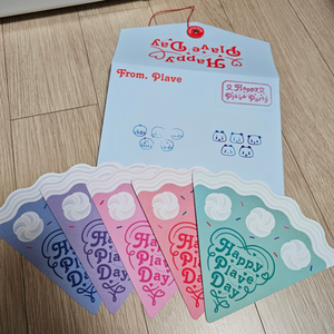 플레이브 케이크 엽서, 2주년 봉투