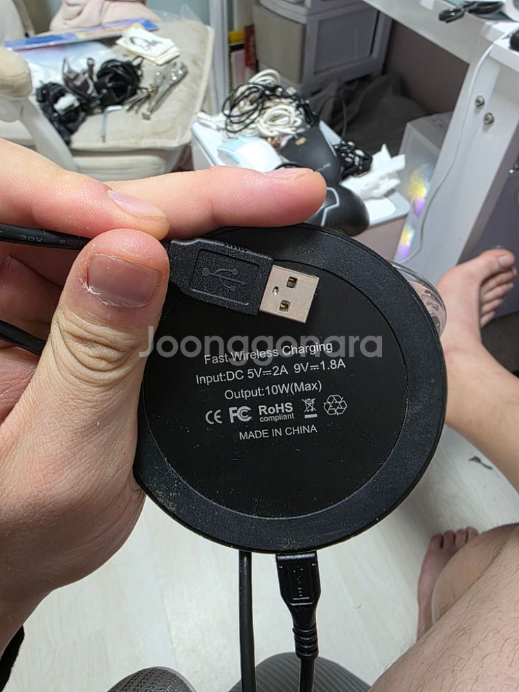 고속 무선 충전기 스탠드--1