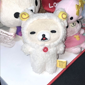 코리락쿠마 키링 양 인형 잠 산엑스 리락쿠마 고전인형