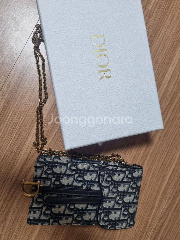디올 새들 미니 핸드폰가방--0