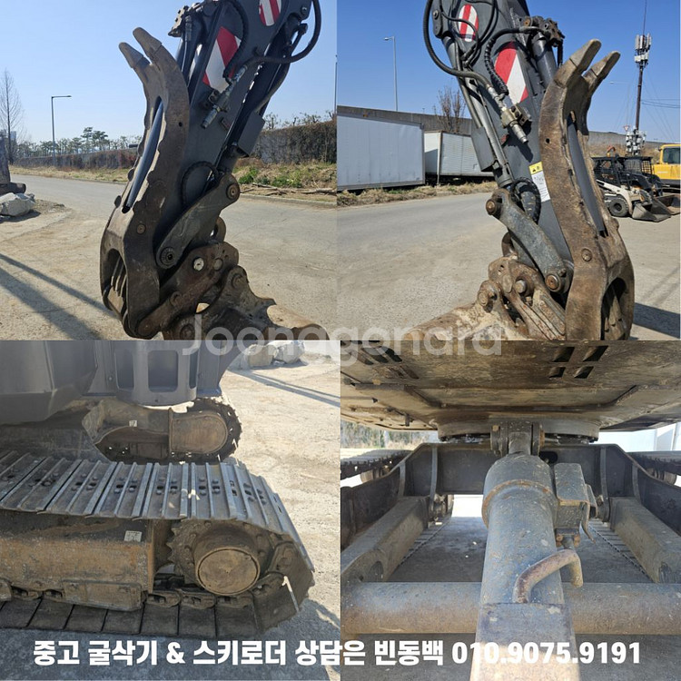 볼보 EC60E 16년식 집게장착 중고02굴삭기--5