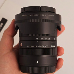 시그마 18-50mm F2.8 후지 X 마운트 줌 렌즈