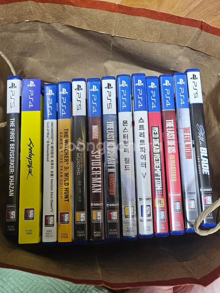 ps4 ps5 타이틀 팔아요 부산 직거래만--0